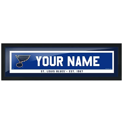 St. Louis Blues - 6'' x 22'' Team Personalization Picture Frame