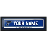 St. Louis Blues - 6'' x 22'' Team Personalization Picture Frame
