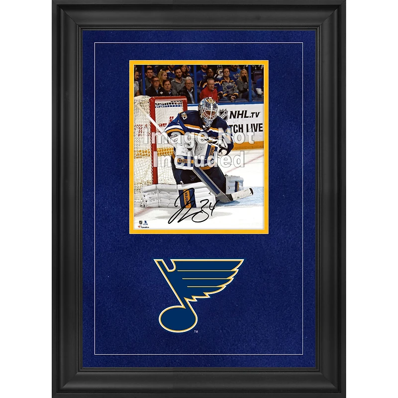 Cadre photo vertical de luxe 8'' x 10'' St. Louis Blues avec logo de l'équipe