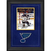 Cadre photo vertical de luxe 8'' x 10'' St. Louis Blues avec logo de l'équipe