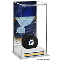 Étui pour rondelle de hockey de luxe des Blues de St. Louis