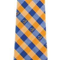 Cravate à carreaux poly tissé St. Louis Blues
