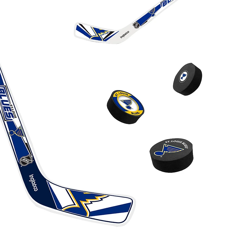 V109096 Blues SCV HOL23 Mini bâton de hockey et rondelle en mousse, ensemble de 8 pièces COLEQPHKC 550AN001205 #23