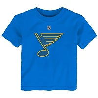 T-shirt bleu Outerstuff pour tout-petit avec logo principal des St. Louis Blues