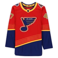 Torey Krug St. Louis Blues Autographed Red Adidas 2020-21 Reverse Retro Jersey
