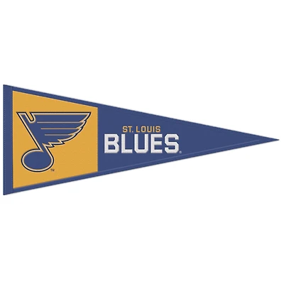 WinCraft St. Louis Blues Fanion en laine avec logo principal 13" x 32"