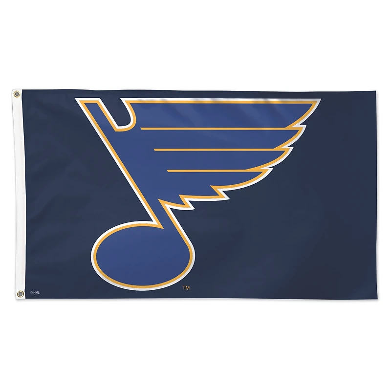 WinCraft St. Louis Blues Drapeau avec logo de luxe 3' x 5'