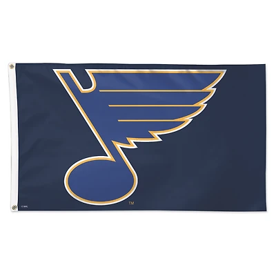 WinCraft St. Louis Blues Drapeau avec logo de luxe 3' x 5'