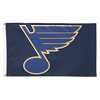 WinCraft St. Louis Blues Drapeau avec logo de luxe 3' x 5'