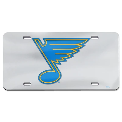 Plaque d'immatriculation en acrylique découpée au laser WinCraft St. Louis Blues