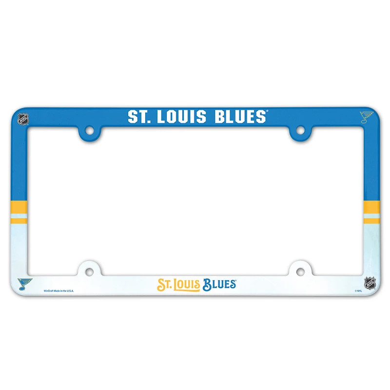 WinCraft St. Louis Blues Plastic License Plate Frame
