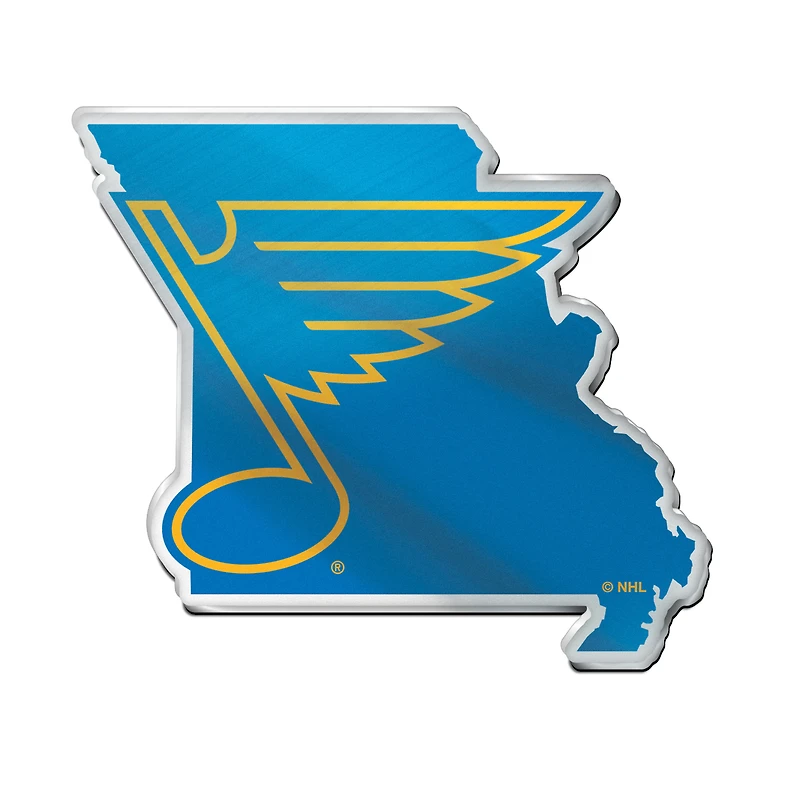 WinCraft St. Louis Blues State Acrylic Auto Emblem