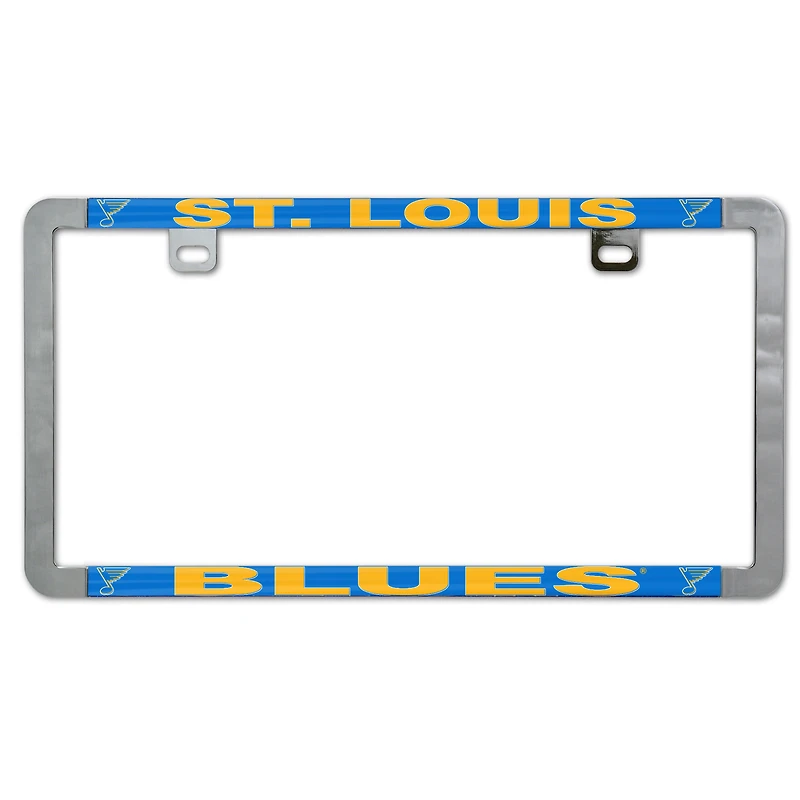 WinCraft St. Louis Blues Cadre de plaque d'immatriculation à bord fin