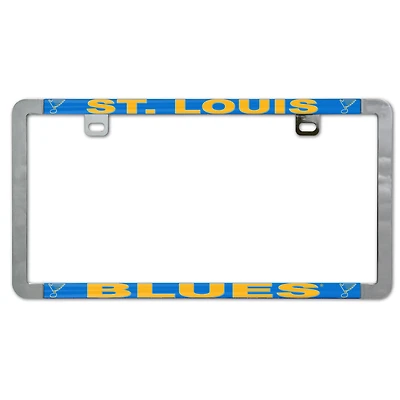 WinCraft St. Louis Blues Cadre de plaque d'immatriculation à bord fin