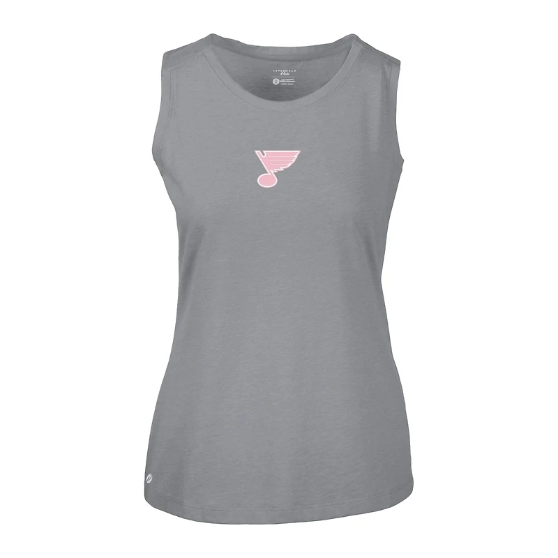 Débardeur gris à logo Macy Core pour la fête des mères St. Louis Blues femme Levelwear