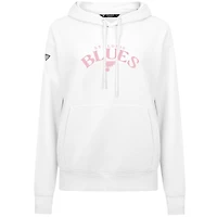 Sweat à capuche blanc St. Louis Blues pour femme Levelwear avec inscription Mother's Day Adorn