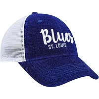 Casquette '47 Blue/White St. Louis Blues Encore MVP Trucker Snapback pour femme