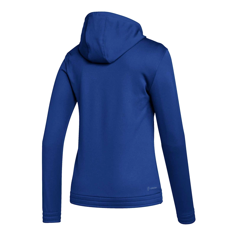 Sweat à capuche adidas bleu St. Louis Blues Team pour femme