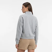 Women's Champion  Heather Gray St. Louis Blues Powerblend Quarter-Zip Sweatshirt