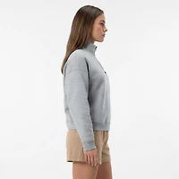 Women's Champion  Heather Gray St. Louis Blues Powerblend Quarter-Zip Sweatshirt