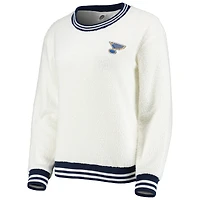 Sweat-shirt Concepts Sport Cream St. Louis Blues Granite Sherpa pour femmes