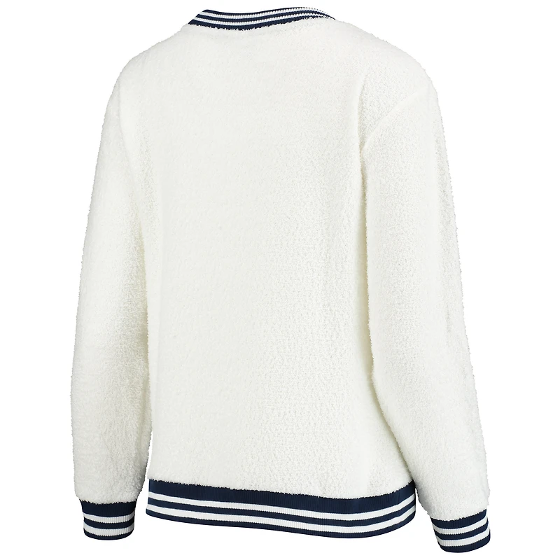 Sweat-shirt Concepts Sport Cream St. Louis Blues Granite Sherpa pour femmes