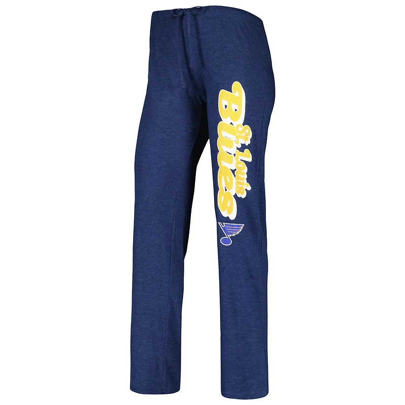 Concepts Sport Or/Marine St. Louis Blues Meter Muscle Débardeur et pantalon Ensemble de nuit