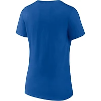 Ensemble de 2 t-shirts à col en V Fanatics pour femmes bleu/gris chiné St. Louis Blues Parent