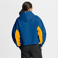 Women's Fanatics  Blue St. Louis Blues Back Check Boxy Hoodie