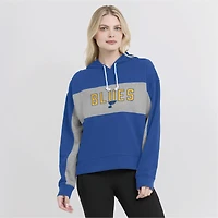 Sweat à capuche bleu Fanatics St. Louis Blues Filled Stat Sheet pour femmes