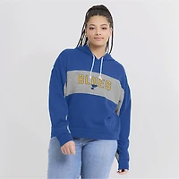 Sweat à capuche bleu Fanatics St. Louis Blues Filled Stat Sheet pour femmes