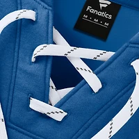 Women's Fanatics  Blue St. Louis Blues Icing Long Sleeve Lace Up Sweatshirt