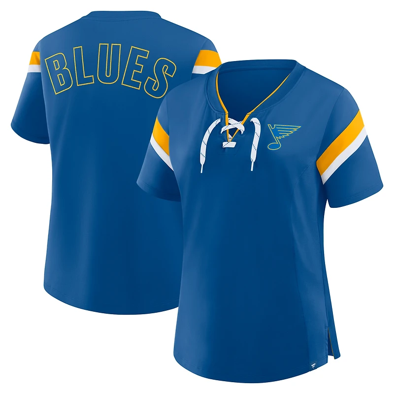 Women's Fanatics Blue St. Louis Blues Offside Athena T-Shirt