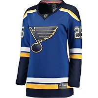 Fanatics Jordan Kyrou pour femmes, bleu, maillot de joueur échappé à domicile des Blues St. Louis