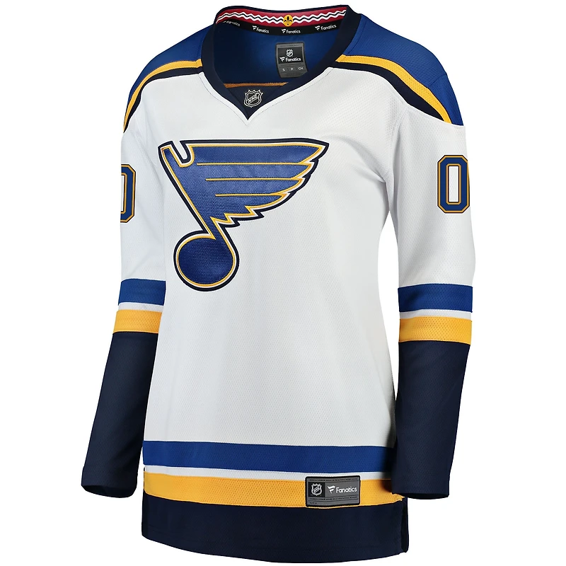 Fanatiques pour femmes de marque White St.Louis Blues Breakaway - Maillot personnalisé