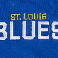 Sweat-shirt court Pro Standard bleu pour femme avec code régional des Blues de St. Louis