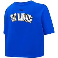T-shirt court classique Pro Standard Blues St. Louis pour femme