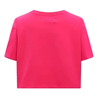 Women's Pro Standard St. Louis Blues Triple Pink Cropped Boxy T-Shirt