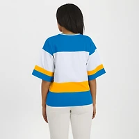 Women's WEAR by Erin Andrews Blue/White St. Louis Blues Jersey Style Tee