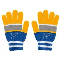 Women's WEAR by Erin Andrews St. Louis Blues Stripe Glove & Scarf Set