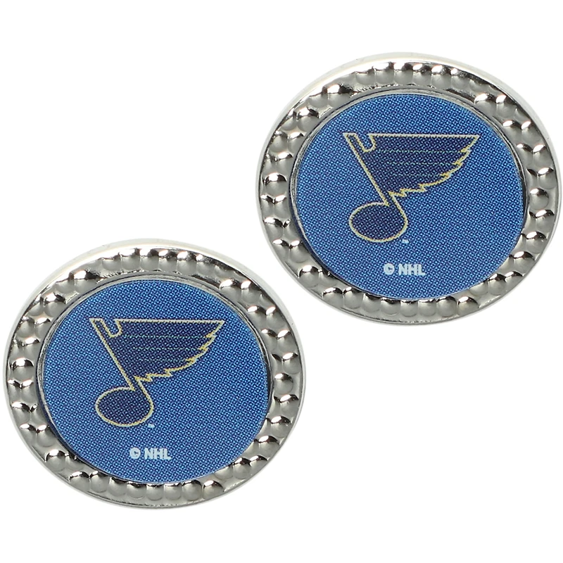 Boucles d'oreilles à tige ronde WinCraft St. Louis Blues Logo pour femme