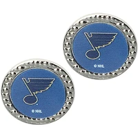 Boucles d'oreilles à tige ronde WinCraft St. Louis Blues Logo pour femme