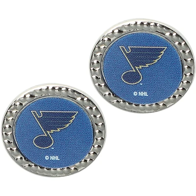 Boucles d'oreilles à tige ronde WinCraft St. Louis Blues Logo pour femme