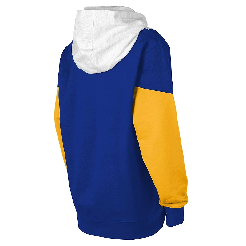 Sweat à capuche en polaire pour jeunes, cendres/bleu, St. Louis Blues Champion League