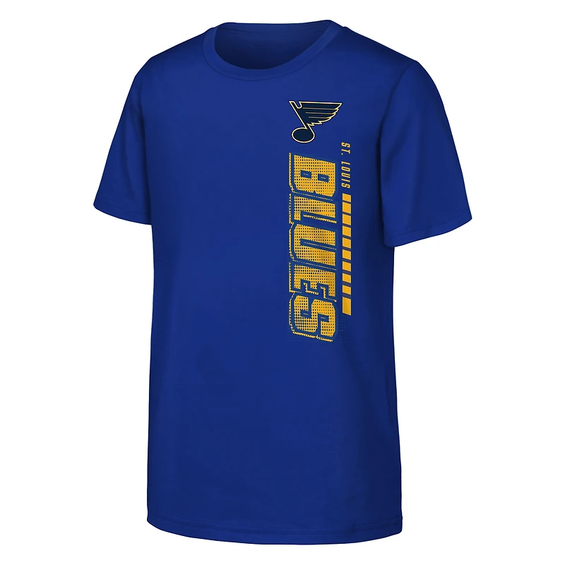 T-shirt bleu pour jeunes St. Louis Blues Atmosphere