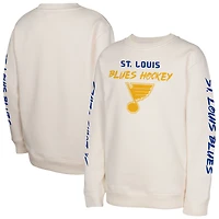 Youth Cream St. Louis Blues Star Power Pullover Sweatshirt