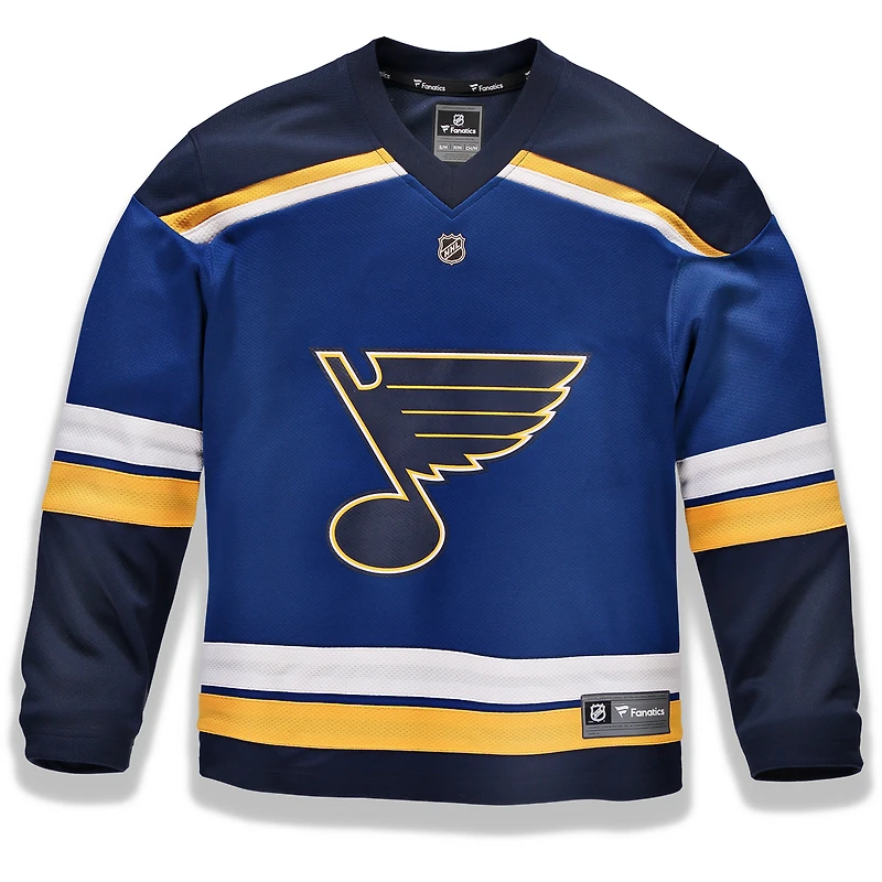 Youth Fanatics Blue St. Louis Blues Home Replica - Blank Jersey