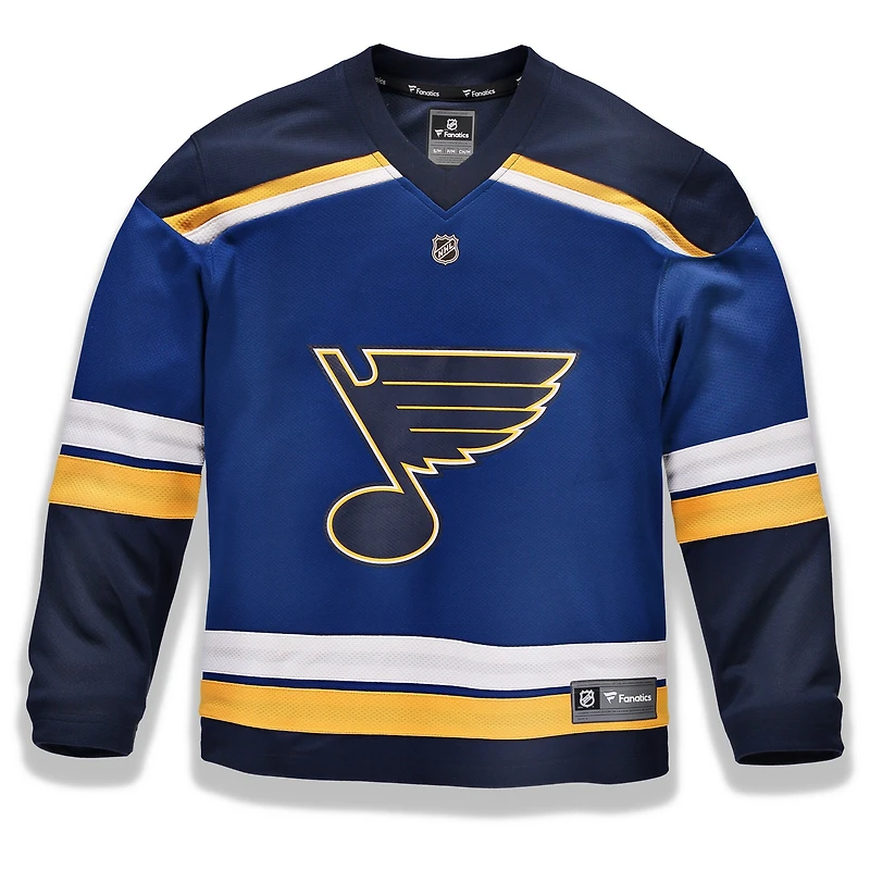 Youth Fanatics Branded Blue St. Louis Blues Home Replica - Maillot personnalisé