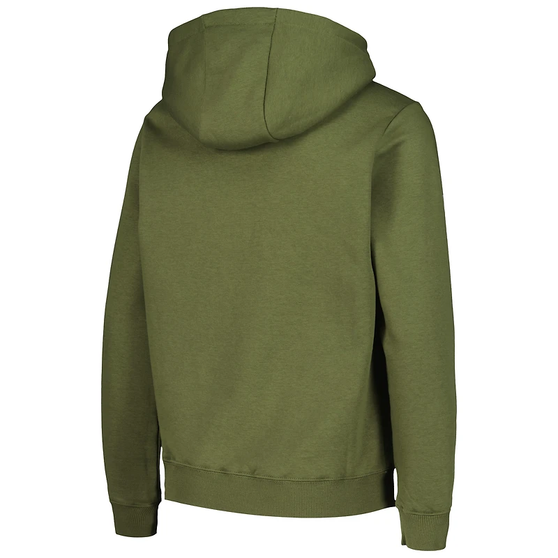 Sweat à capuche en molleton olive St. Louis Blues Podium pour jeunes Levelwear