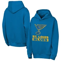 Sweat à capuche bleu St. Louis Blues Back to Basics pour jeunes Outerstuff